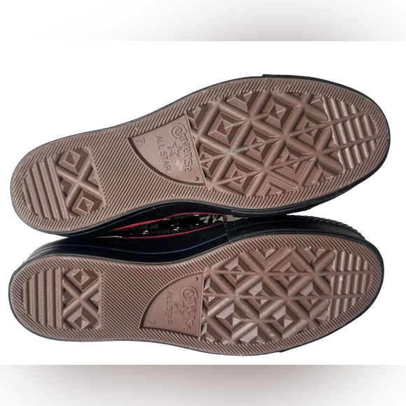 Converse platform glitter high top custom sneakers NWT 9 - Picture 8 of 9